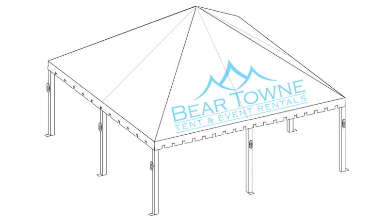 40' x 40' Tent Rental