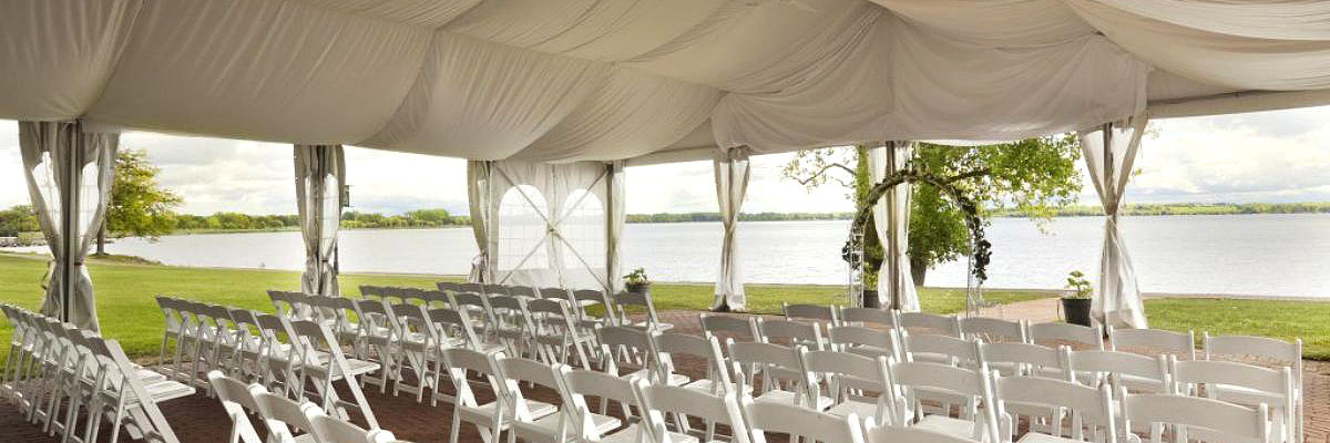 Coastal Wedding Tent Rental